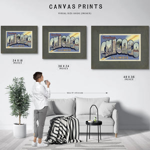 Illinois Chicago — Framed Wall Art Room View | Bella Frye