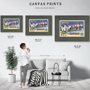 Kansas Wichita — Framed Wall Art Room View | Bella Frye