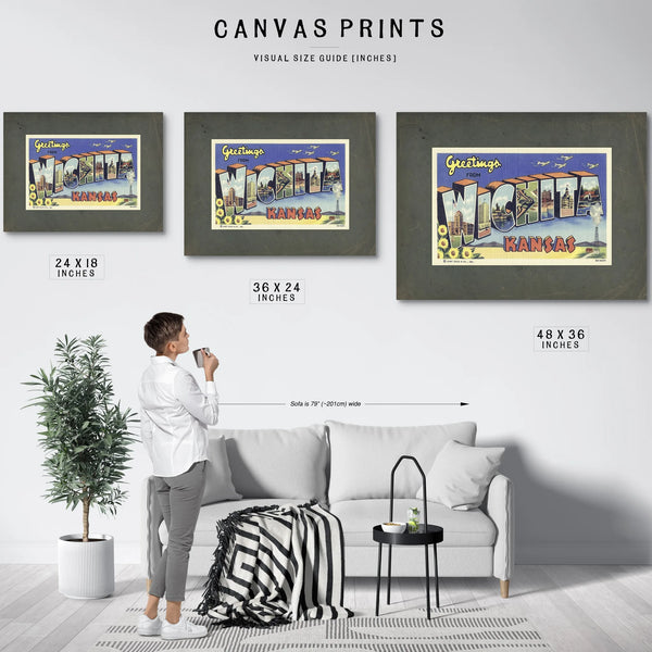 Kansas Wichita — Framed Wall Art Room View | Bella Frye