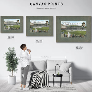 The Cathedral of American Pastime Polo Grounds Relic Print — Framed Wall Art Room View | Bella Frye