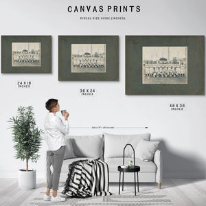 Homestead Grays — Framed Wall Art Room View | Bella Frye