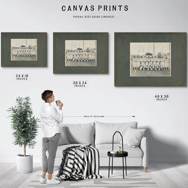 Homestead Grays — Framed Wall Art Room View | Bella Frye