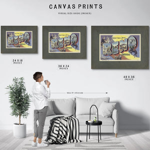 Nevada Reno — Framed Wall Art Room View | Bella Frye