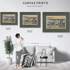 Nebraska — Framed Wall Art Room View | Bella Frye