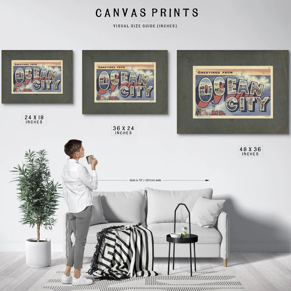 Maryland Ocean City — Framed Wall Art Room View | Bella Frye