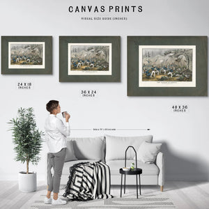 Battle of Mexico 1847 — Framed Wall Art Room View | Bella Frye