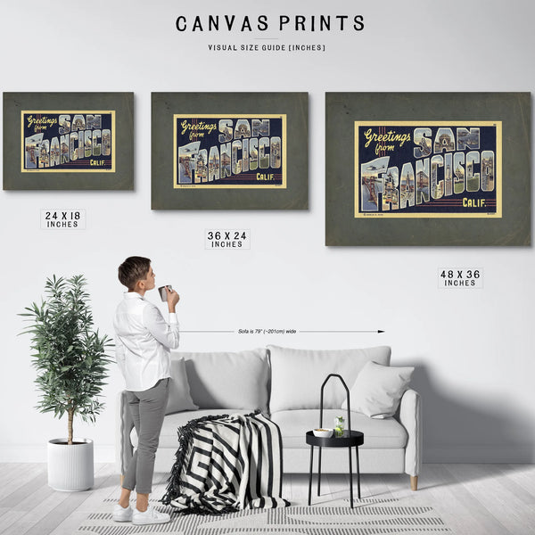 California San Francisco — Framed Wall Art Room View | Bella Frye