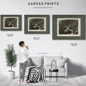 Landing of the Pilgrims on Plymouth Rock 162 1869 — Framed Wall Art Room View | Bella Frye