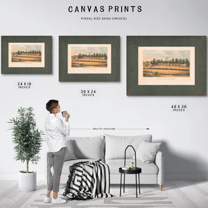 Belger Barracks Baltimore Md 1863 — Framed Wall Art Room View | Bella Frye