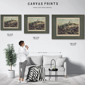 Battle of Nashville 1891 — Framed Wall Art Room View | Bella Frye