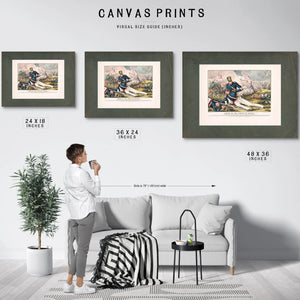 Death of Colonel Pierce M Butler of the South Carolina Palmetto Regiment at — Framed Wall Art Room View | Bella Frye