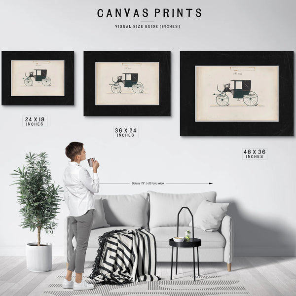 Design for Landaulet No 365 — Framed Wall Art Room View | Bella Frye