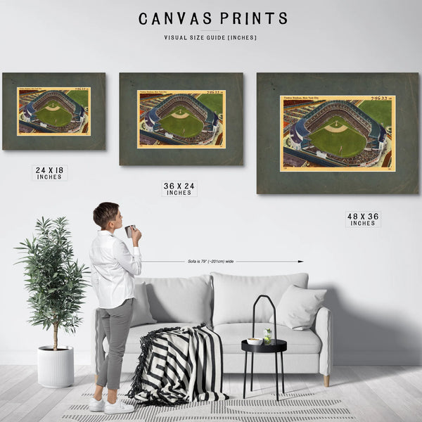 Yankee Stadium New York City D7a3 — Framed Wall Art Room View | Bella Frye