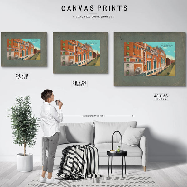 Cathedral of Dreams the Roxy Theatre — Framed Wall Art Room View | Bella Frye