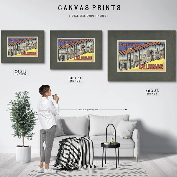 Delaware Wilmington — Framed Wall Art Room View | Bella Frye