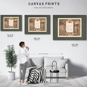 5 Men 1916 — Framed Wall Art Room View | Bella Frye