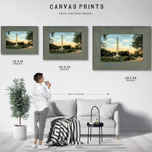 Cleopatras Needle the Egyptian Enigma in the American Garden — Framed Wall Art Room View | Bella Frye