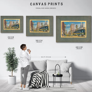 Times — Framed Wall Art Room View | Bella Frye