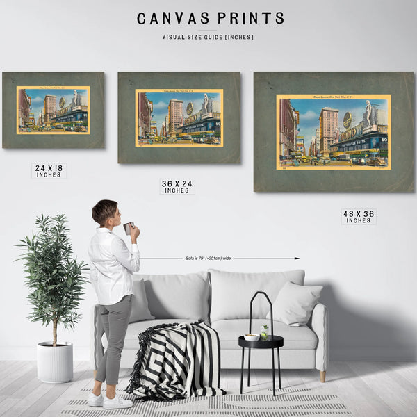 Times — Framed Wall Art Room View | Bella Frye