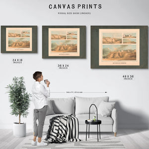 Fort Federal Hill Baltimore Md 1862 — Framed Wall Art Room View | Bella Frye