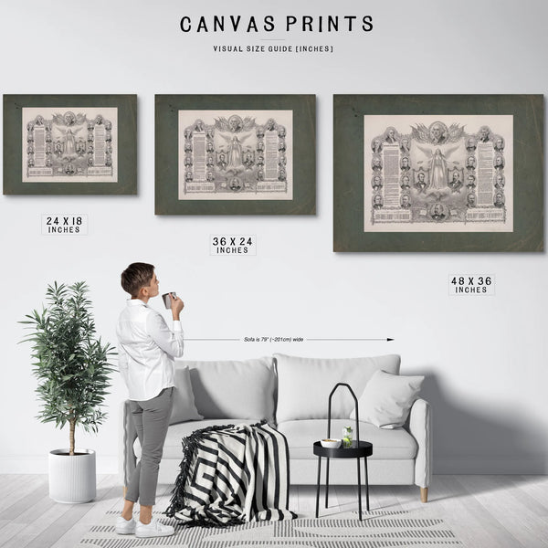 Declaration of Independence 1884 — Framed Wall Art Room View | Bella Frye