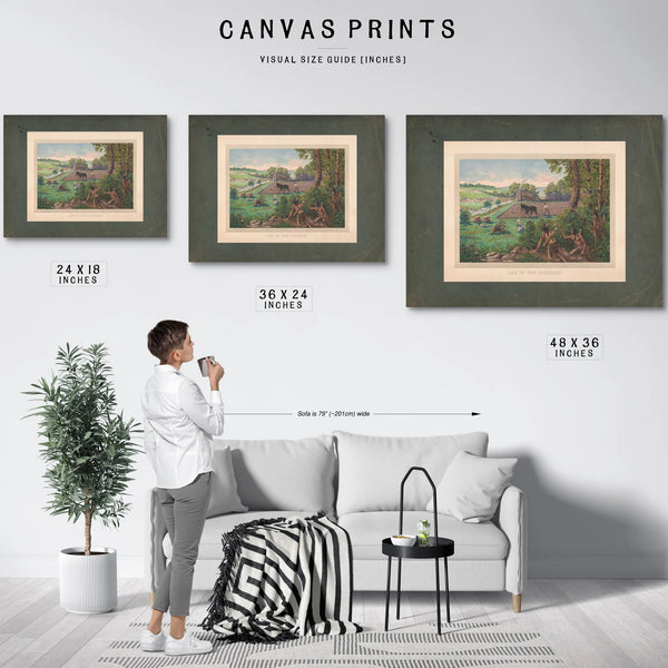 Life of Our Pioneers 1915 — Framed Wall Art Room View | Bella Frye
