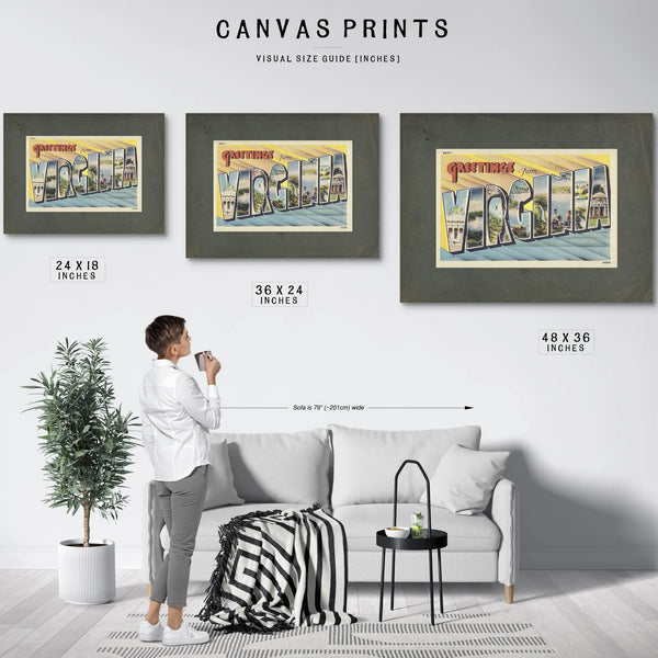 Virginia — Framed Wall Art Room View | Bella Frye