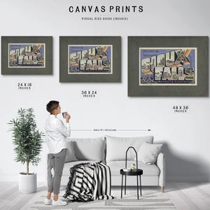 South Dakota Sioux Falls — Framed Wall Art Room View | Bella Frye
