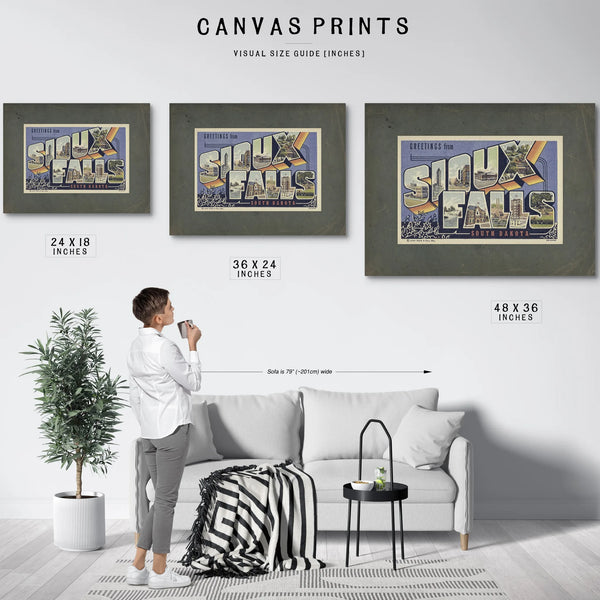 South Dakota Sioux Falls — Framed Wall Art Room View | Bella Frye