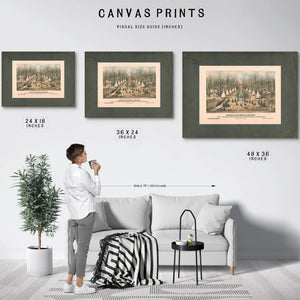 Camp Kelsey Near Annapolis Junction Md 1861 — Framed Wall Art Room View | Bella Frye