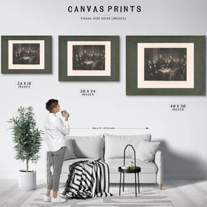 a Council of War in 61 19th Century — Framed Wall Art Room View | Bella Frye