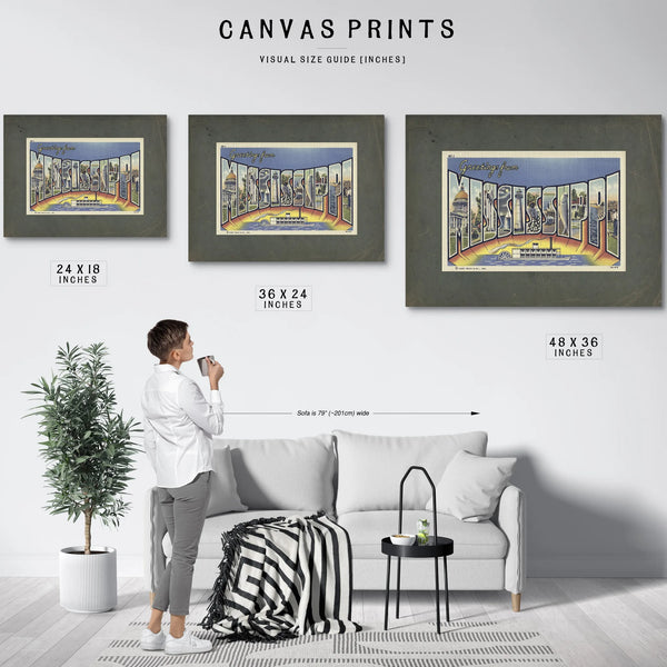 Mississippi — Framed Wall Art Room View | Bella Frye