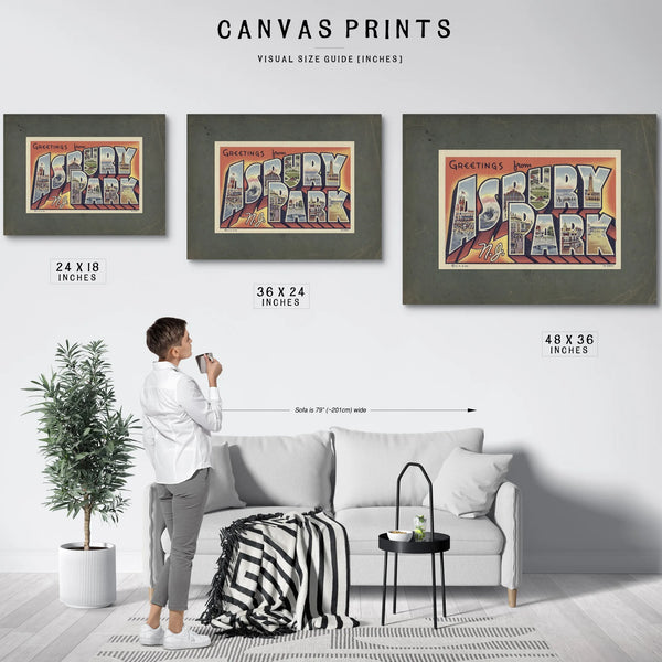 New Jersey Asbury Park — Framed Wall Art Room View | Bella Frye