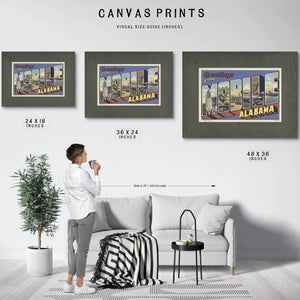 Alabama Mobile — Framed Wall Art Room View | Bella Frye