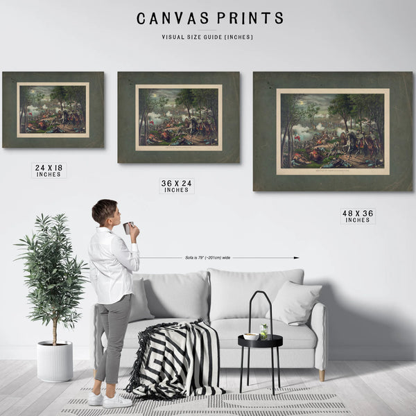 Battle of Chancellorsville 189 — Framed Wall Art Room View | Bella Frye