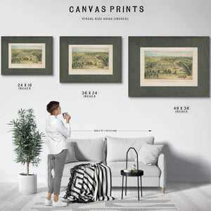 Camp Carroll Baltimore Md 1862 — Framed Wall Art Room View | Bella Frye
