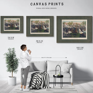 Battle of Cedar Creek 189 — Framed Wall Art Room View | Bella Frye