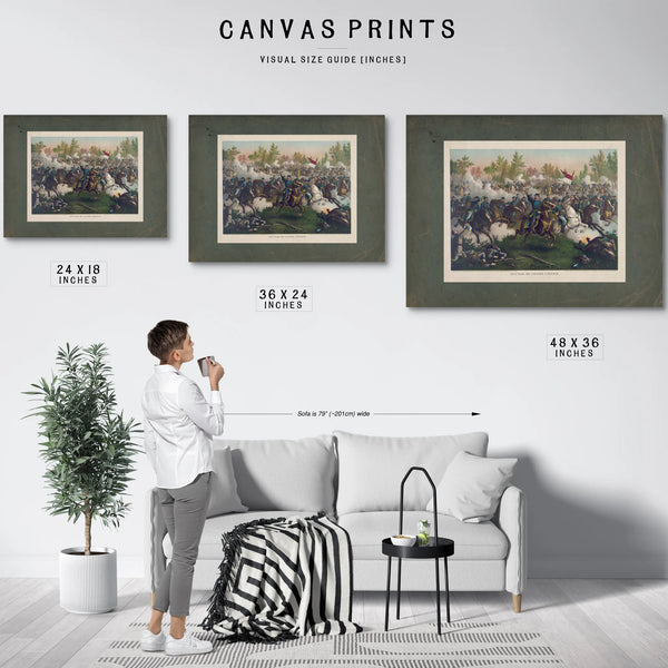 Battle of Cedar Creek 189 — Framed Wall Art Room View | Bella Frye