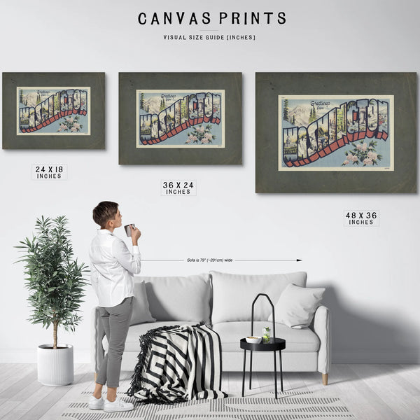 Washington — Framed Wall Art Room View | Bella Frye
