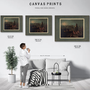 Chicago 1871 1871 — Framed Wall Art Room View | Bella Frye