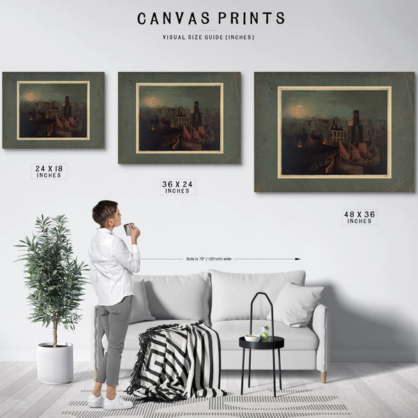Chicago 1871 1871 — Framed Wall Art Room View | Bella Frye