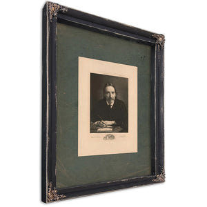 Robert Louis Stevenson 199 — Ebony Framed Canvas Print | Bella Frye