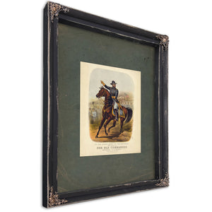 General Us Grant 1865 — Ebony Framed Canvas Print | Bella Frye