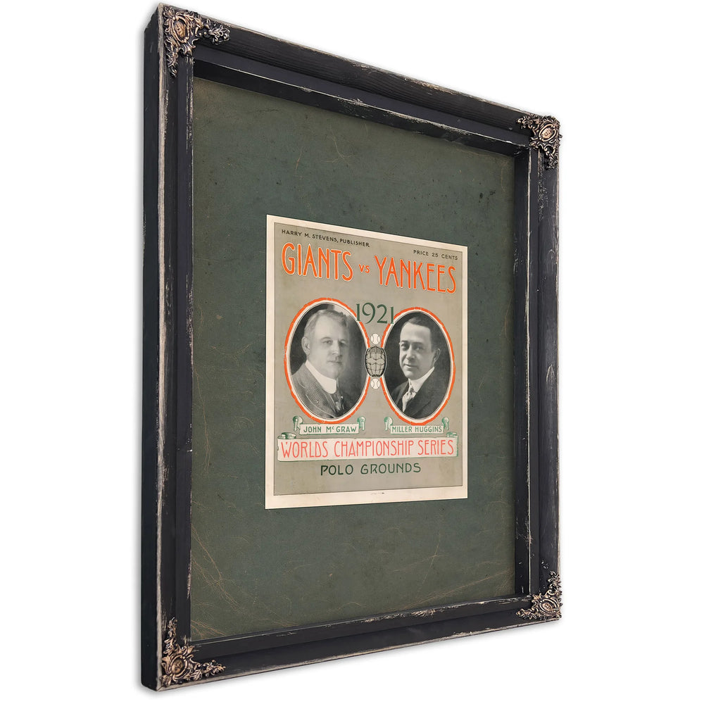 World Series — Ebony Framed Canvas Print | Bella Frye