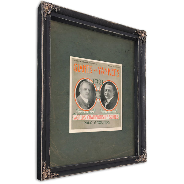 World Series — Ebony Framed Canvas Print | Bella Frye