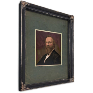 President Rutherford B Hayes 1877 — Ebony Framed Canvas Print | Bella Frye