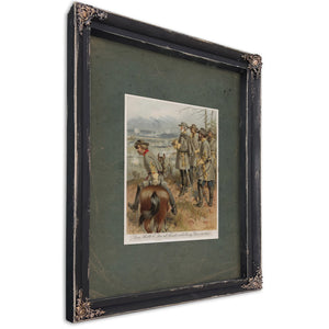 Gen Robert E Lee at Fredericksburg Dec 13 1862 19 — Ebony Framed Canvas Print | Bella Frye