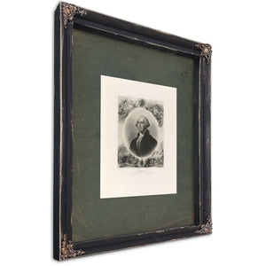 George Washington 19th Century 1 — Ebony Framed Canvas Print | Bella Frye