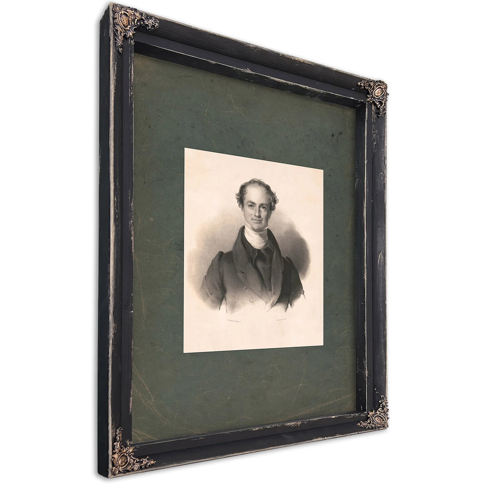Russell J Colt 19th Century — Ebony Framed Canvas Print | Bella Frye