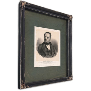 Nathaniel P Tallmadge Senator From New York 1839 — Ebony Framed Canvas Print | Bella Frye